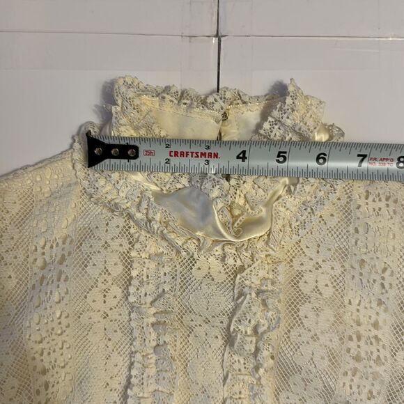 Vintage Emma Domb women’s lace dress size 9 - Picture 12 of 16